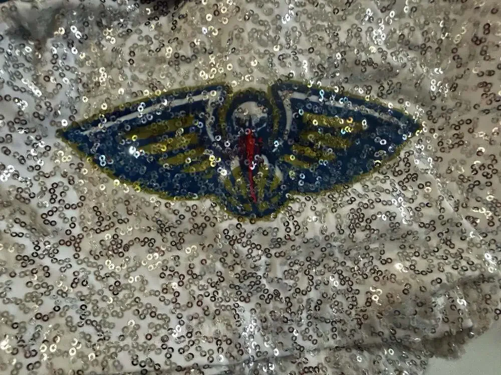 Dallas Wear NOLA Pelicans Sequin Cheerleader Dance Shorts Size M